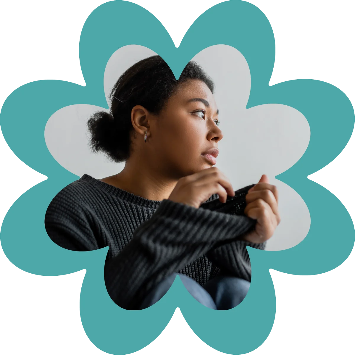 stressed young woman unsure about abortion